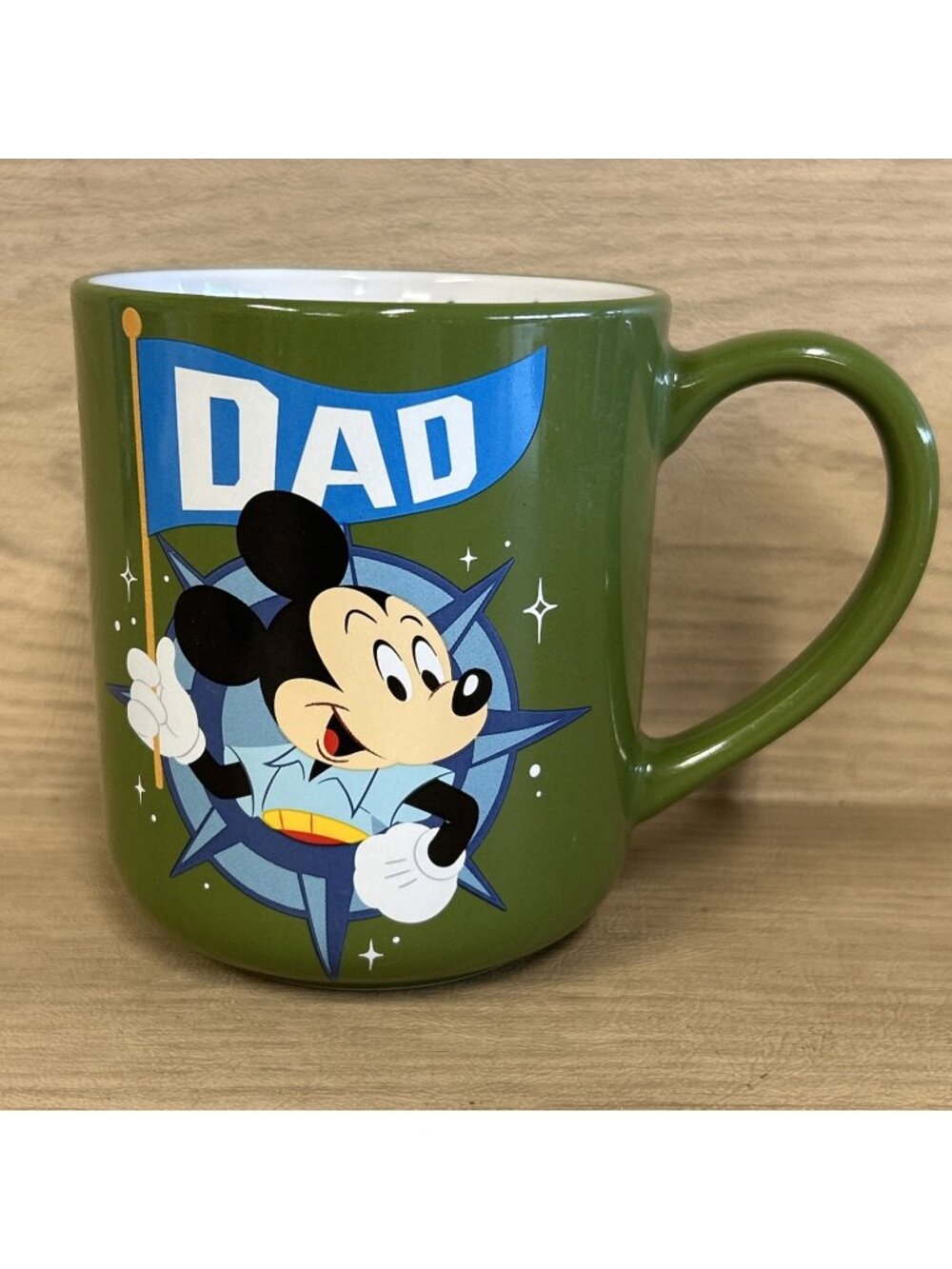 Dad Mug Mickey Mouse Disneyland Resort Dumbo Castle Green Disney